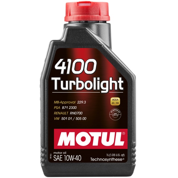 Ulei Motor Motul 4100 Turbolight 10W-40 1L 108644